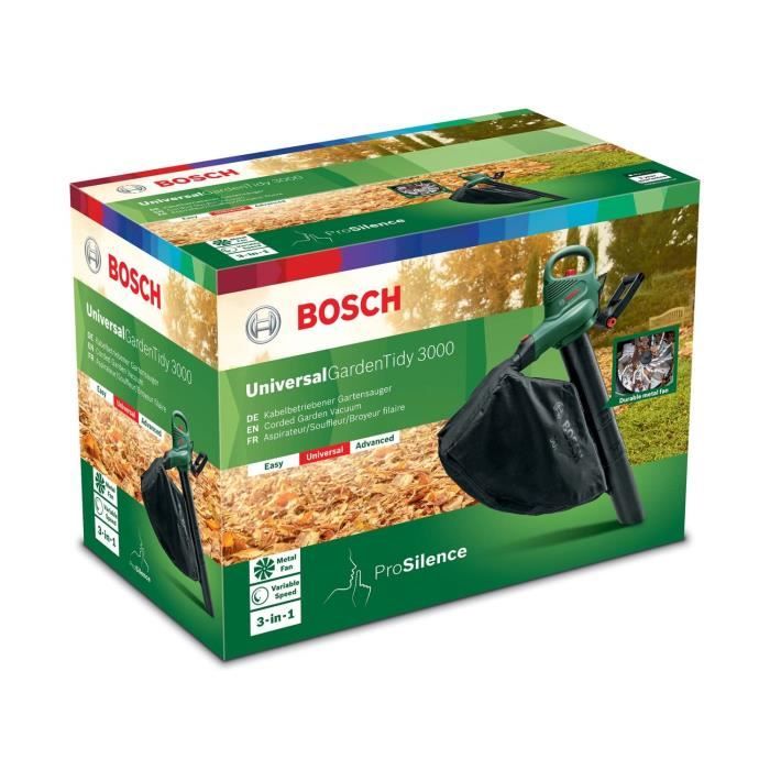Aspirateur Souffleur Broyeur BOSCH - UniversalGardenTidy 3000 - Bestpower